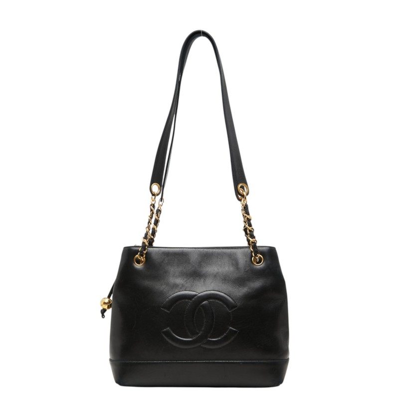 Chanel Coco Mark Lambskin Tote Bag