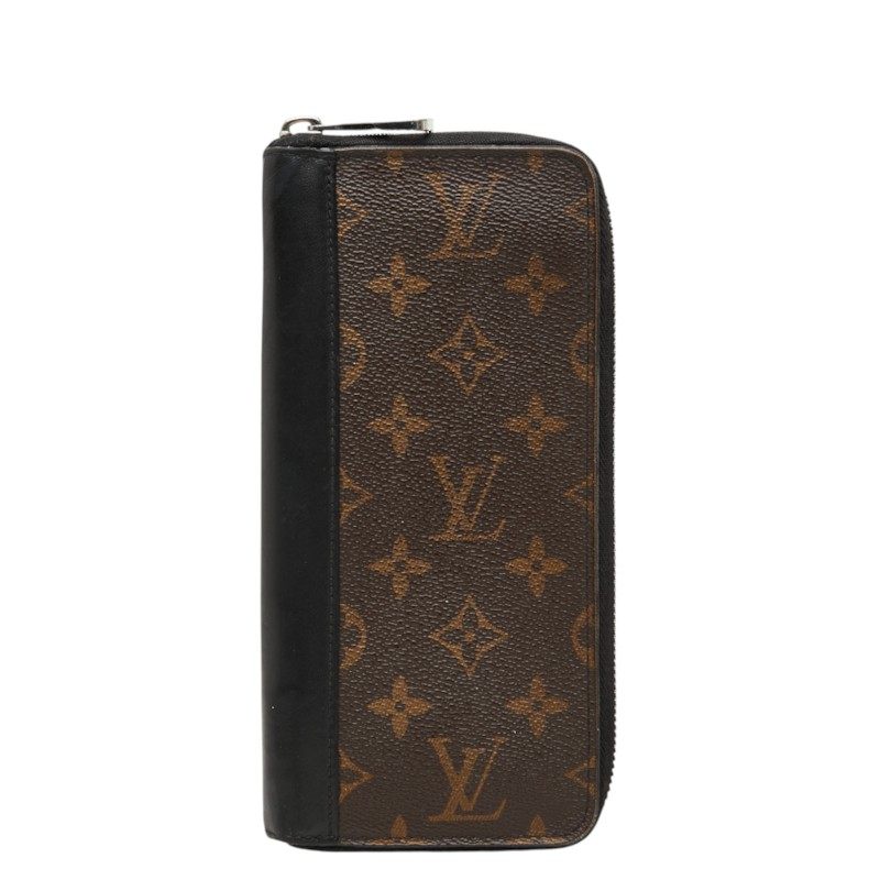 Louis Vuitton Monogram Macassar Zippy Wallet Vertical