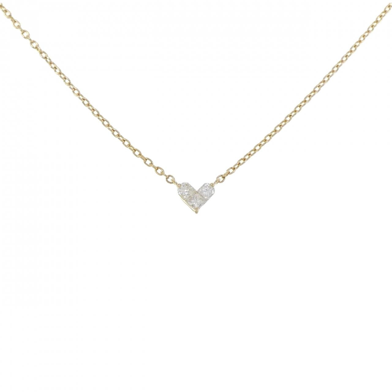 Star Jewelry Mysterious Heart Au750 Necklace