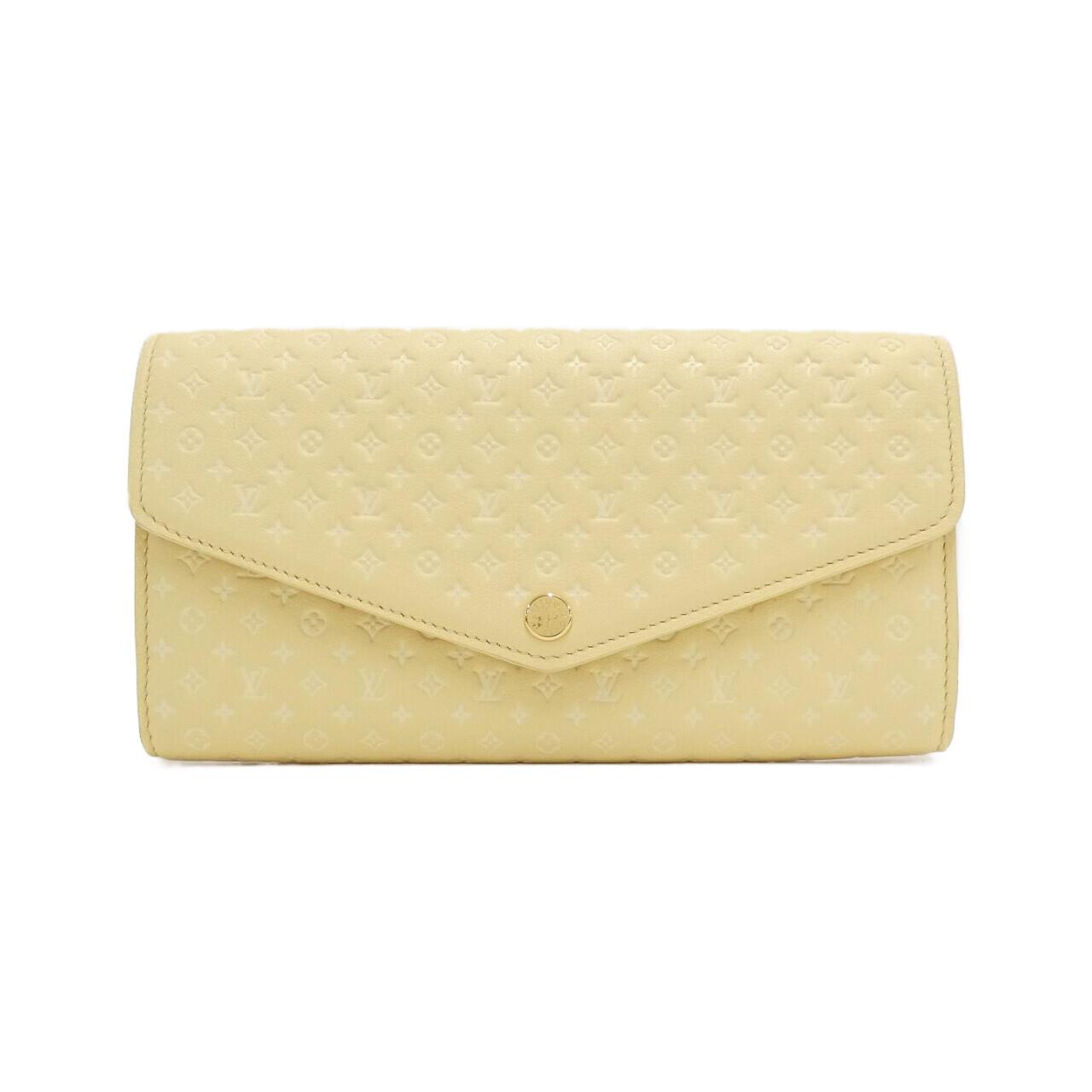Louis Vuitton Nanogram Portefeuille Sarah calf long wallet