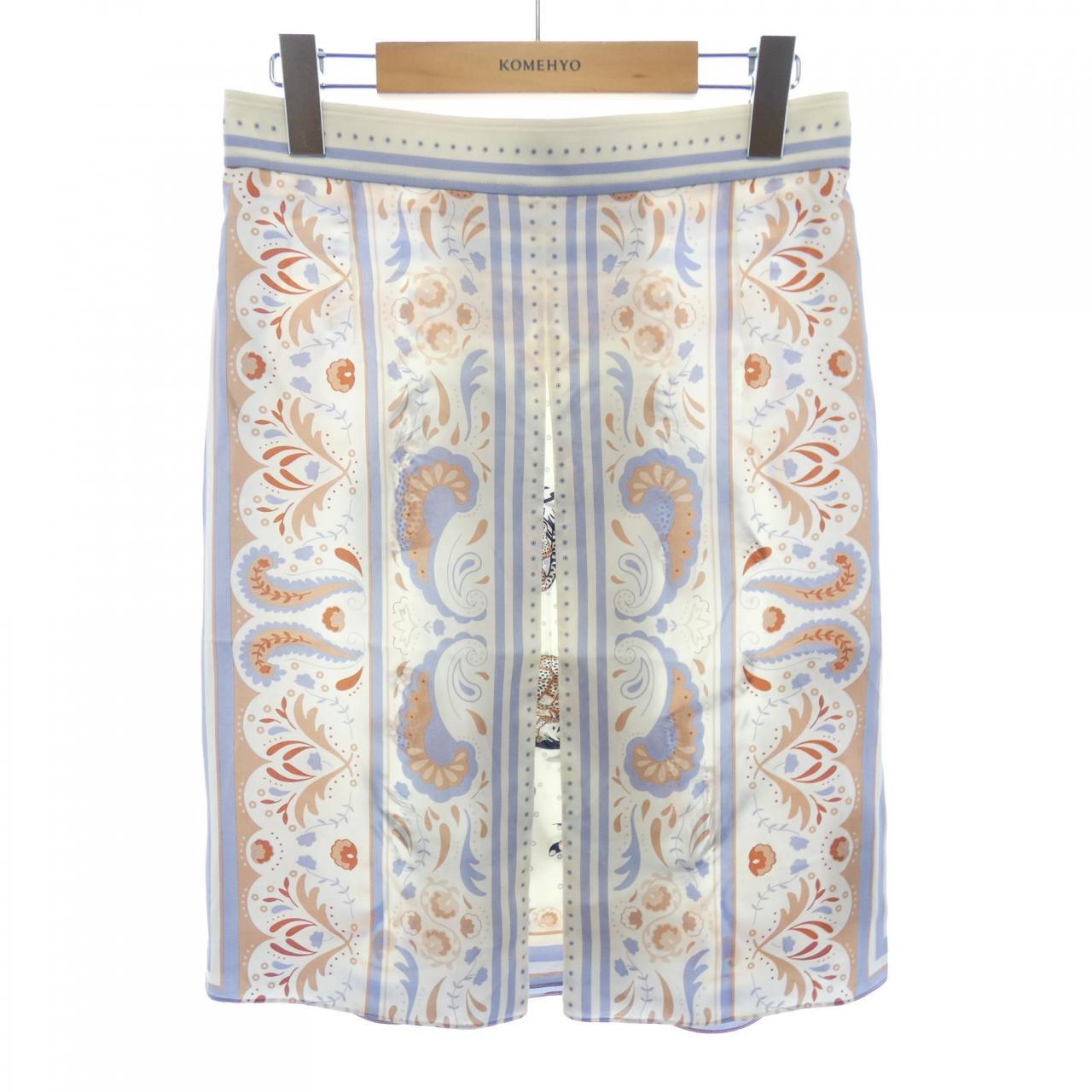 Hermes 5E0343DS Silk Skirt