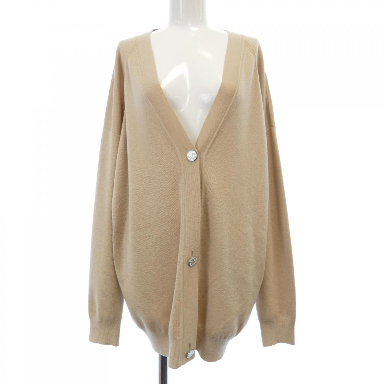 Hermes Silk Cashmere Cardigan