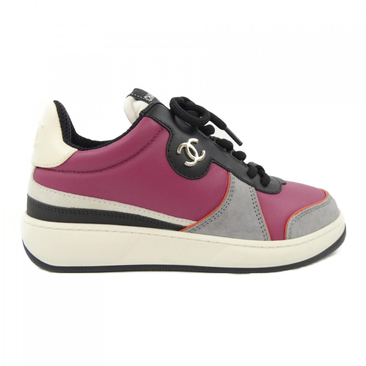 Chanel Lambskin Calfskin Sneakers