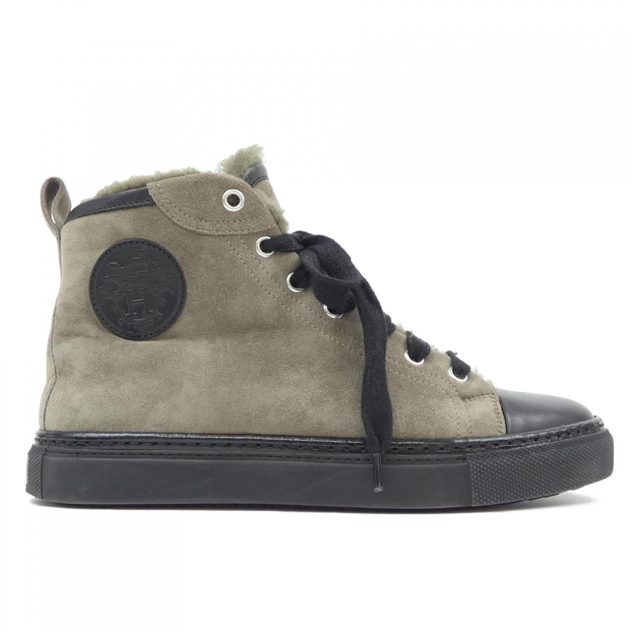 Hermes Shearling Sneakers
