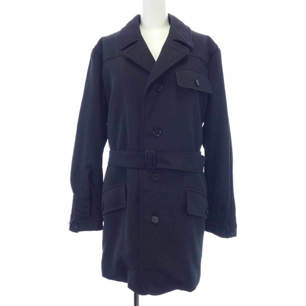 Hermes Wool Cotton Cashmere Coat 40