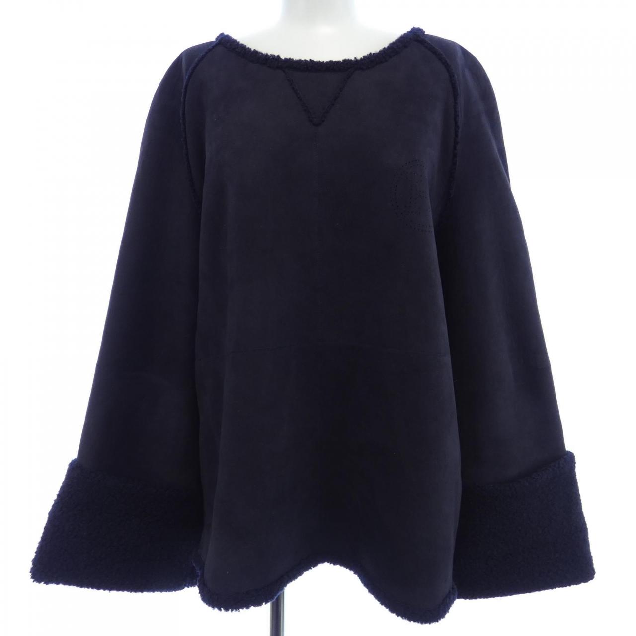 Hermes Shearling Top