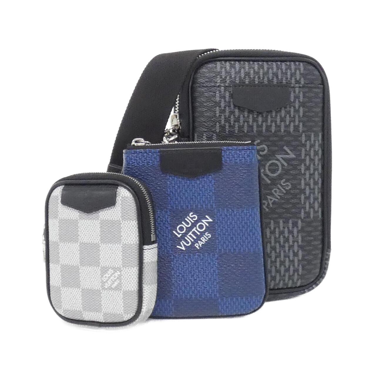 Louis Vuitton Damier Graphite 3D Modulable Pouch Shoulder Bag