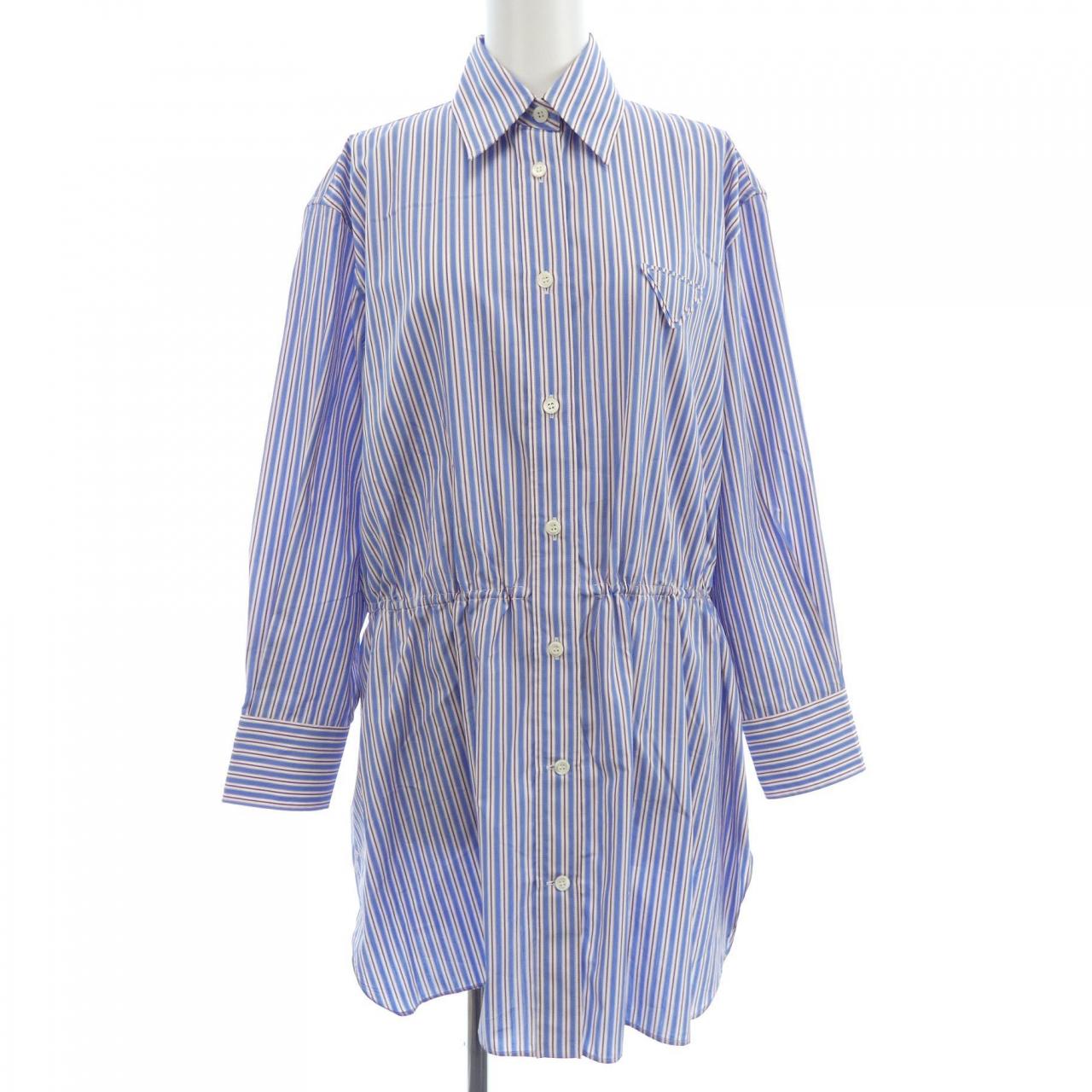 Prada Stripe Poplin Shirt