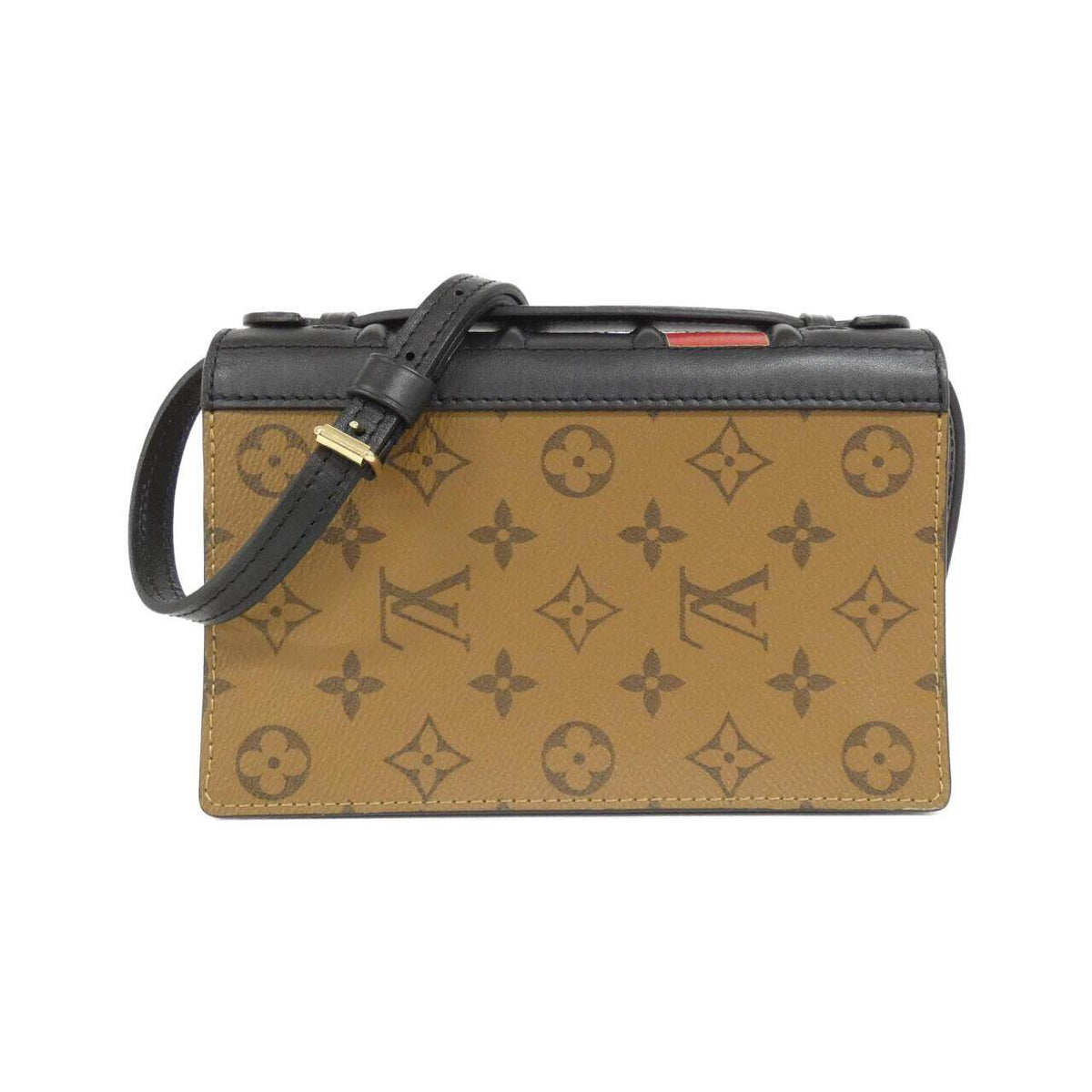 Louis Vuitton LV Book Wallet On Chain Monogram Reverse Wallet