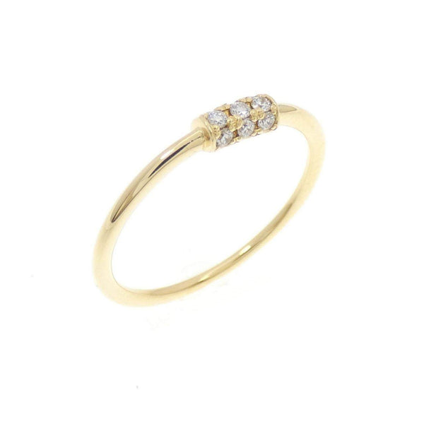 Ahkah White Knight Fine Au750 Diamond Ring