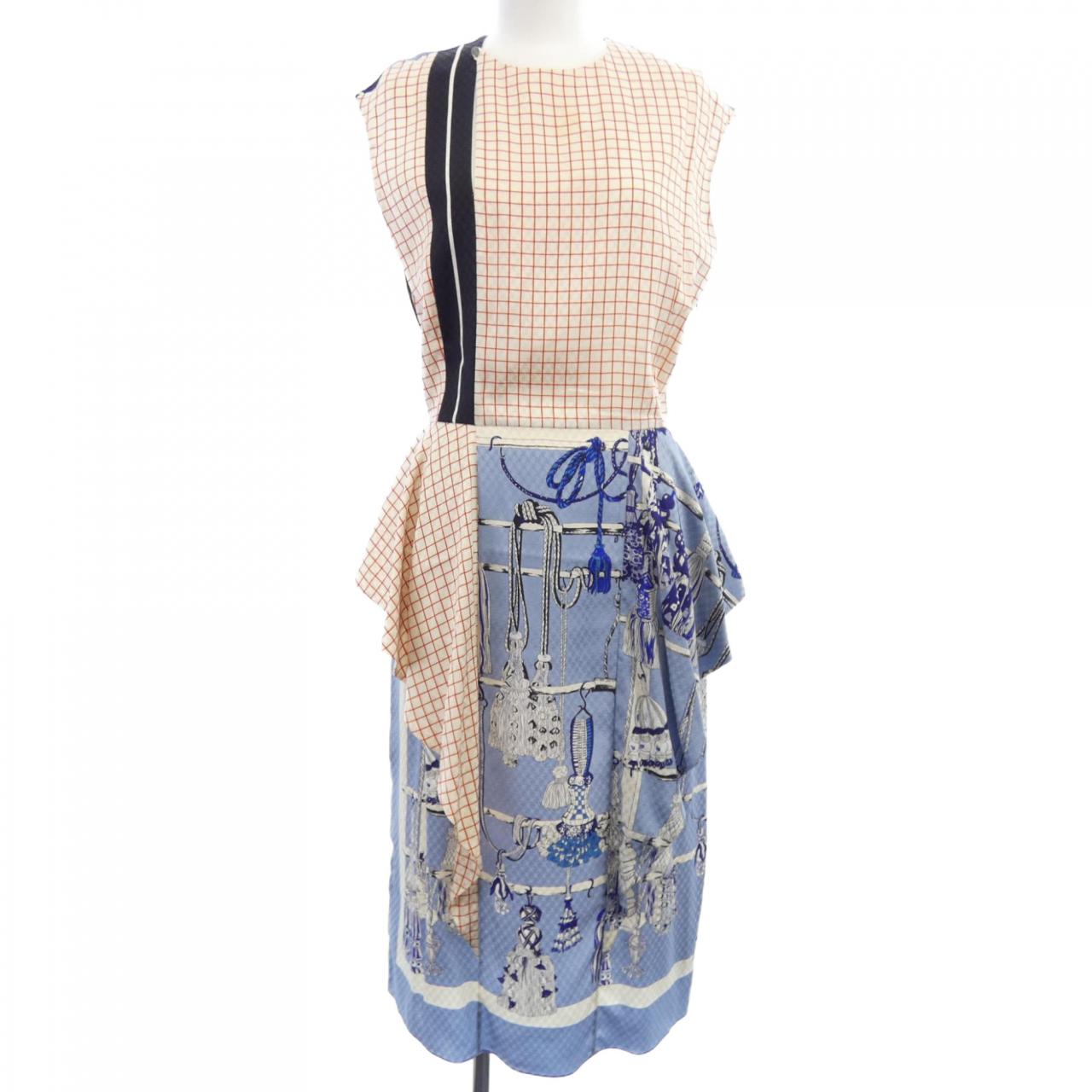 Hermes Twillaine Silk Dress 34