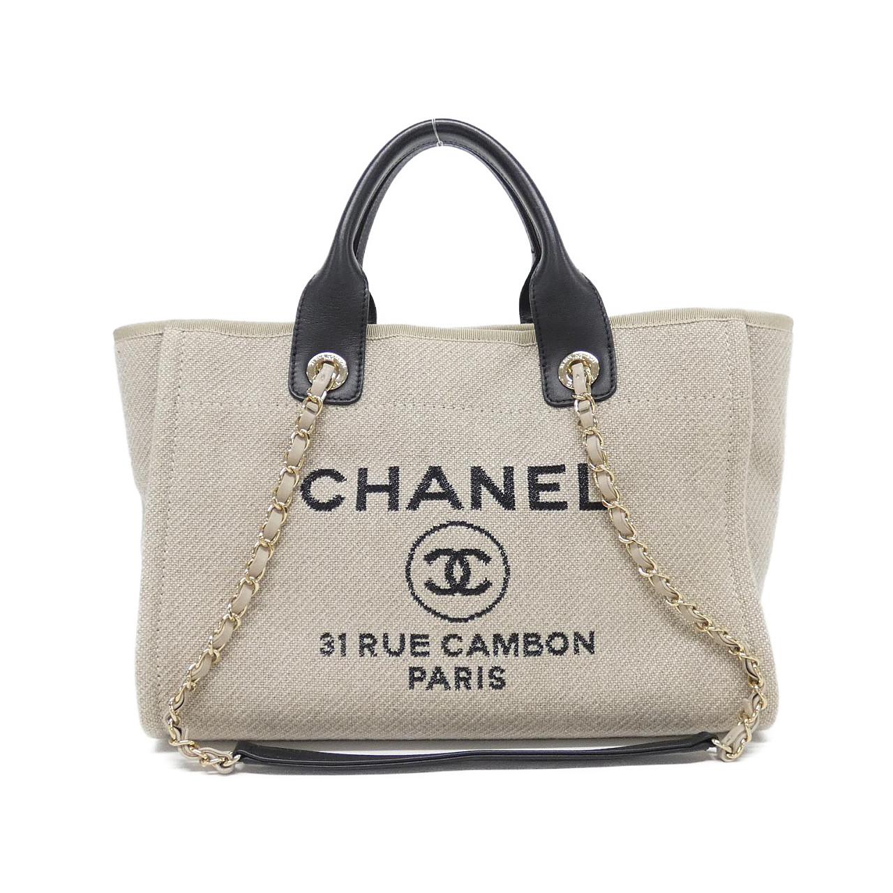 Chanel Deauville Line Mixed Fiber Bag