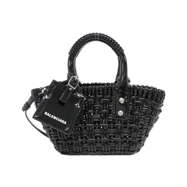 Balenciaga Bistro Patent Leather Handbag