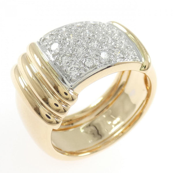 Trever Au750 Yellow White Gold Diamond Ring