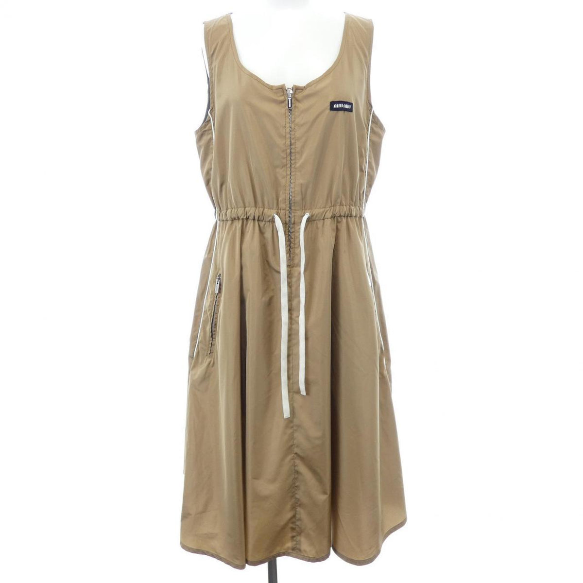 Miu Miu Technical Silk Dress