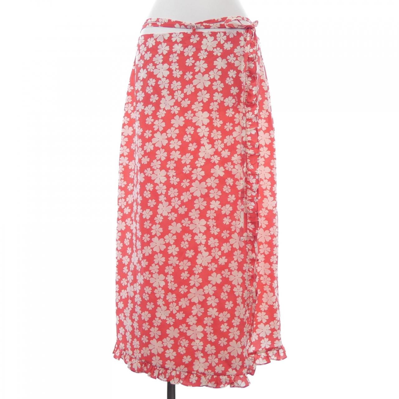Miu Miu Silk Skirt