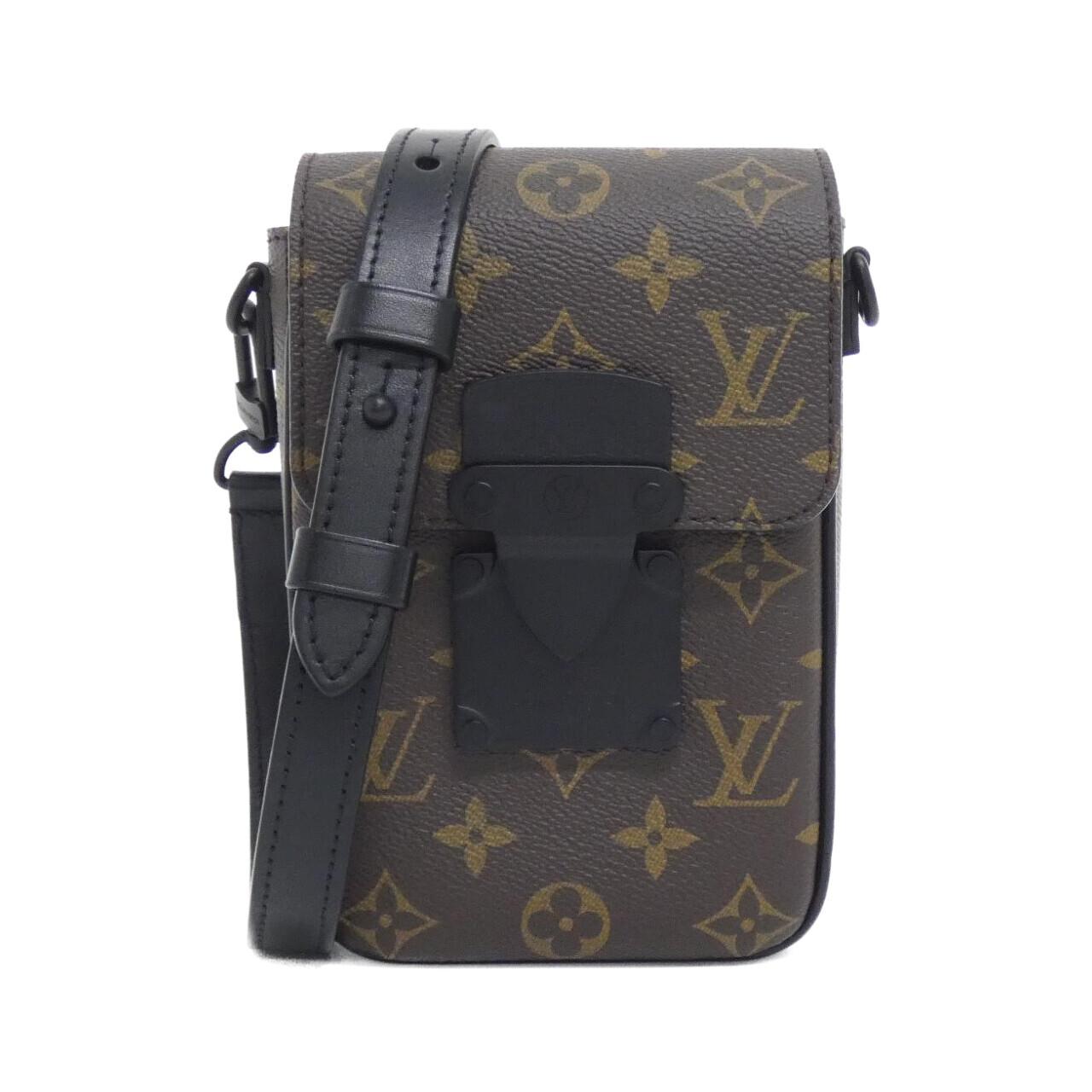 Louis Vuitton Monogram Macassar S-Lock Vertical Wearable Wallet shoulder bag