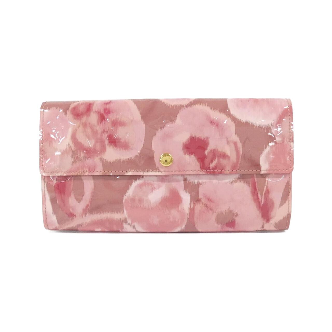 Louis Vuitton Monogram Vernis Flower Ikat Long Wallet