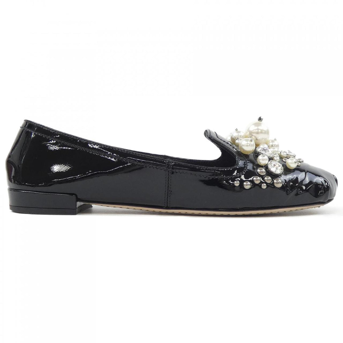 Miu Miu Leather Flats
