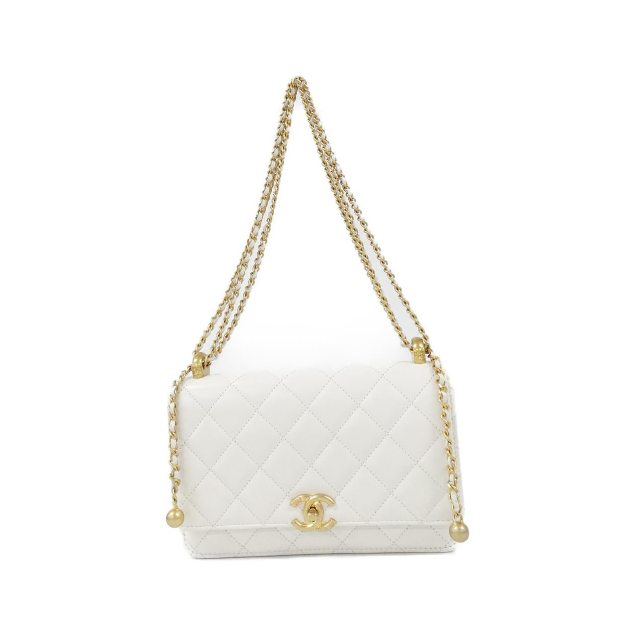 Chanel AP2289 Calfskin Chain Wallet