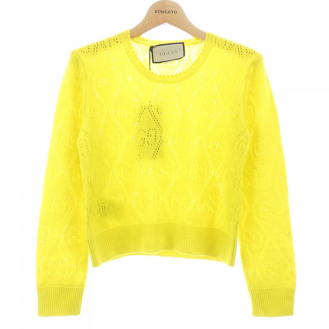Gucci GG Perforated Wool Sweater