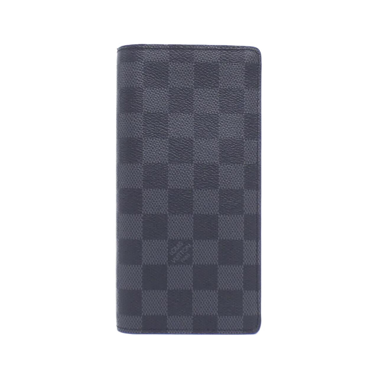 Louis Vuitton Portefeuille Brazza Damier Graphite Wallet