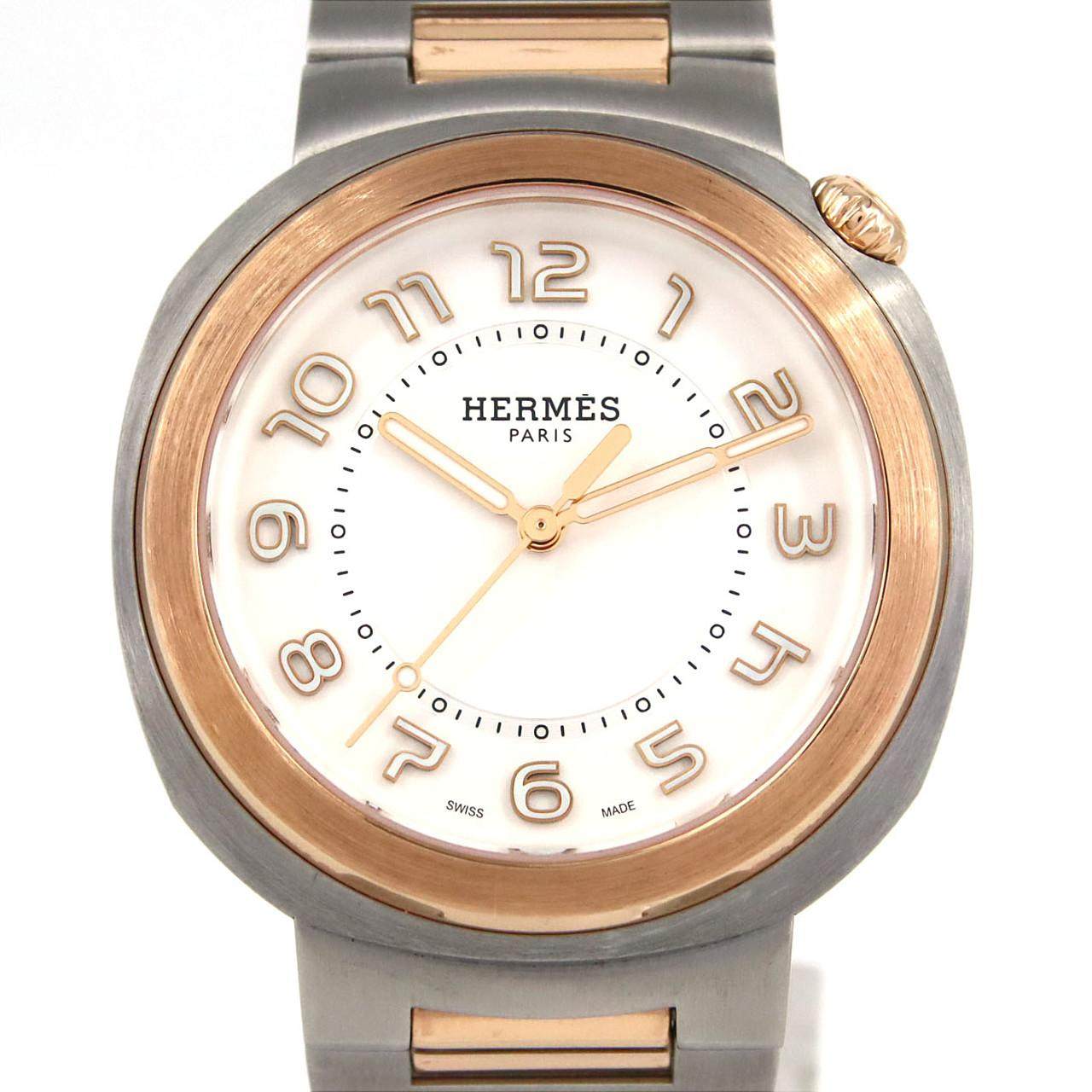 Hermes Hermes Cut Stainless Steel Automatic