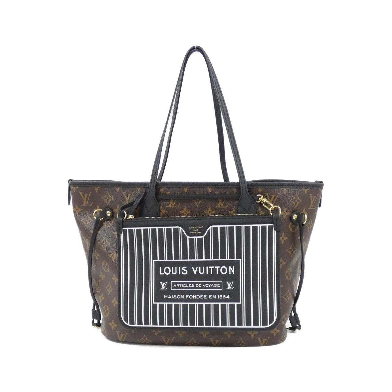 Louis Vuitton Monogram Neverfull Inside Out Calf Coated Canvas Tote Bag