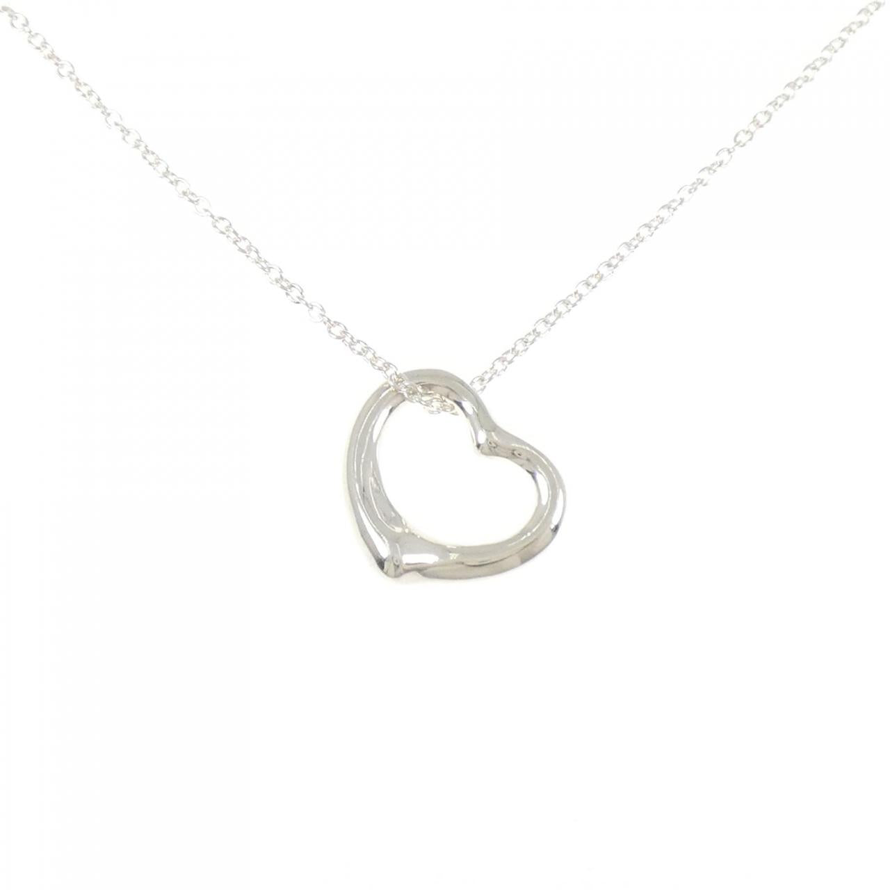 Tiffany Open Heart 925 Silver Necklace