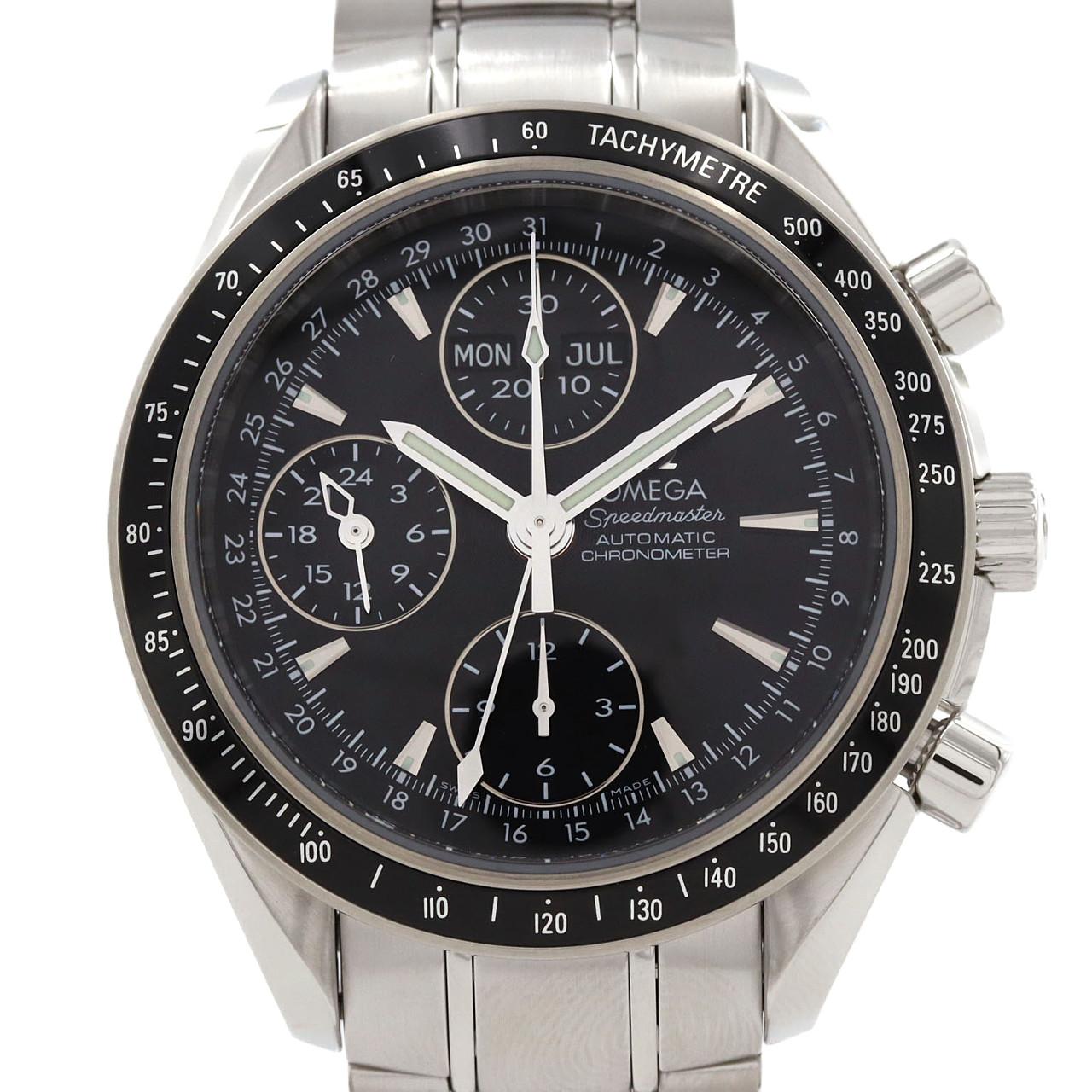 Omega Speedmaster Day-Date Stainless Steel Watch