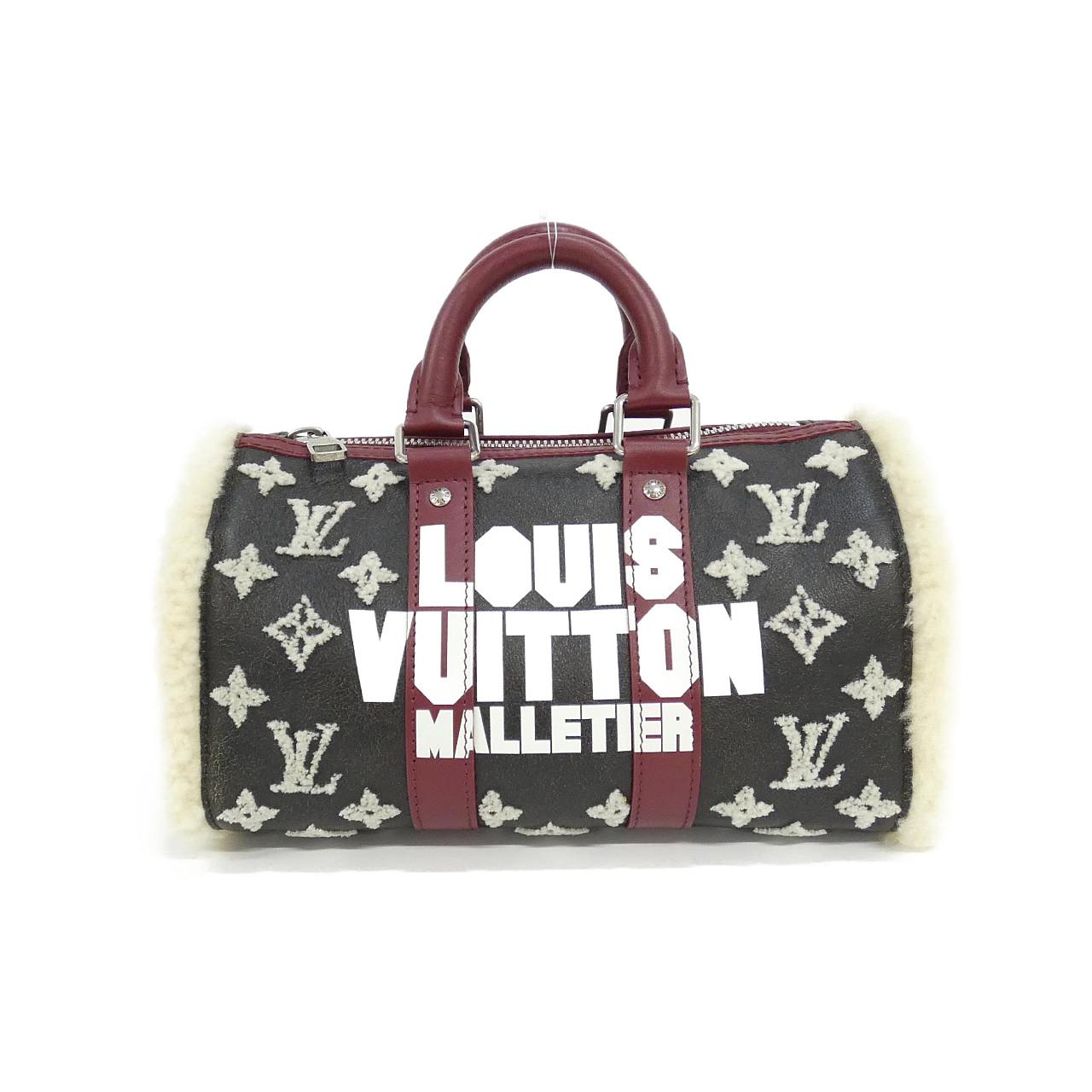 Louis Vuitton Keepall Bandouliere Calf Boston Bag