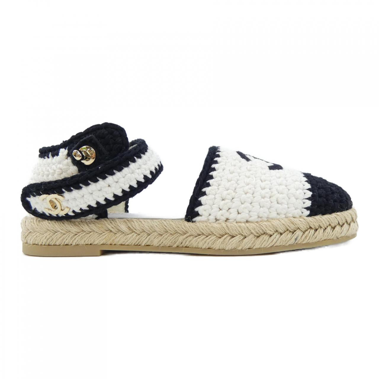 Chanel Espadrille Braided Knit Shoes