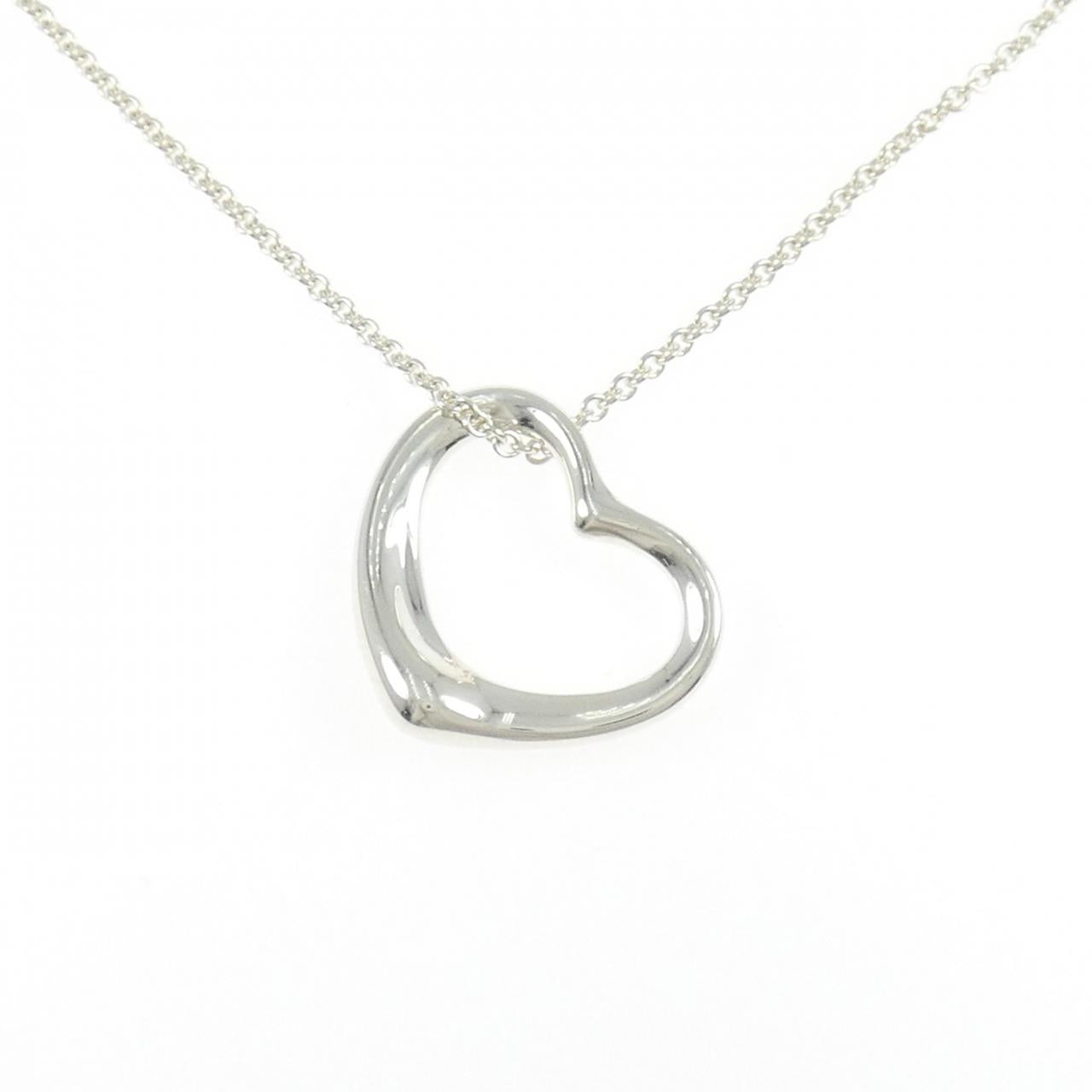 Tiffany Open Heart 925 Silver Necklace