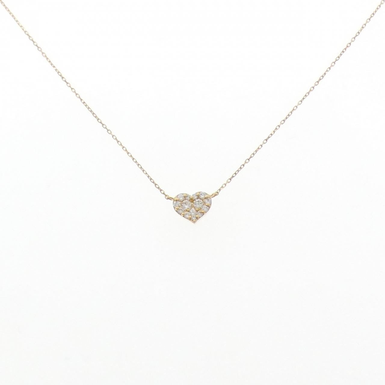 Ponte Vecchio Heart Au750 Diamond Necklace