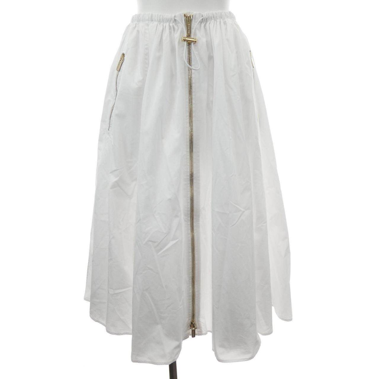 Miu Miu Poplin Long Skirt
