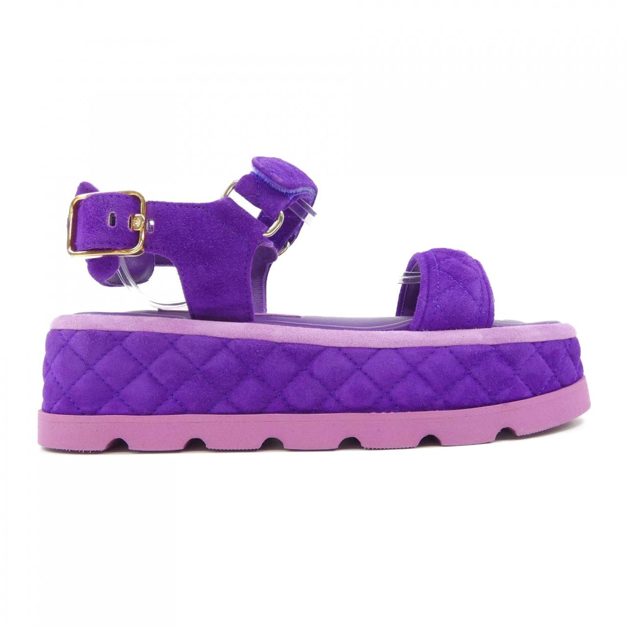 Chanel Suede Calfskin Sandals