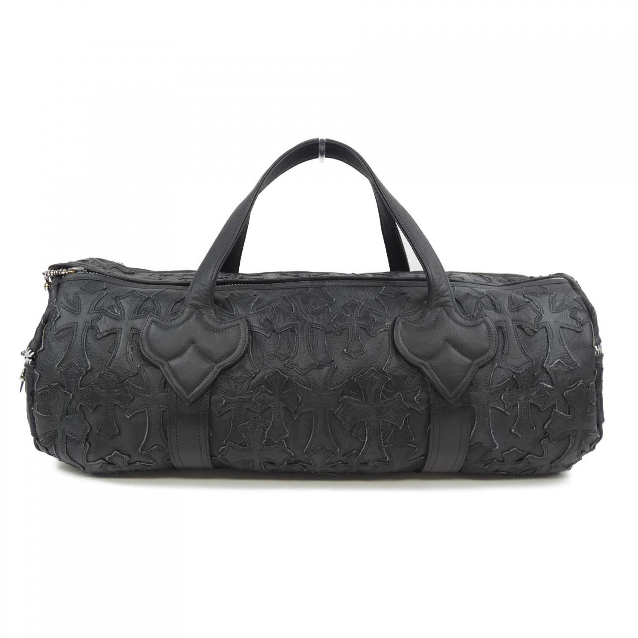 Chrome Hearts Duffle Gym Ceme Leather Duffle Bag