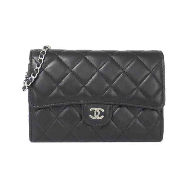 Chanel Timeless Classic Lambskin Chain Wallet