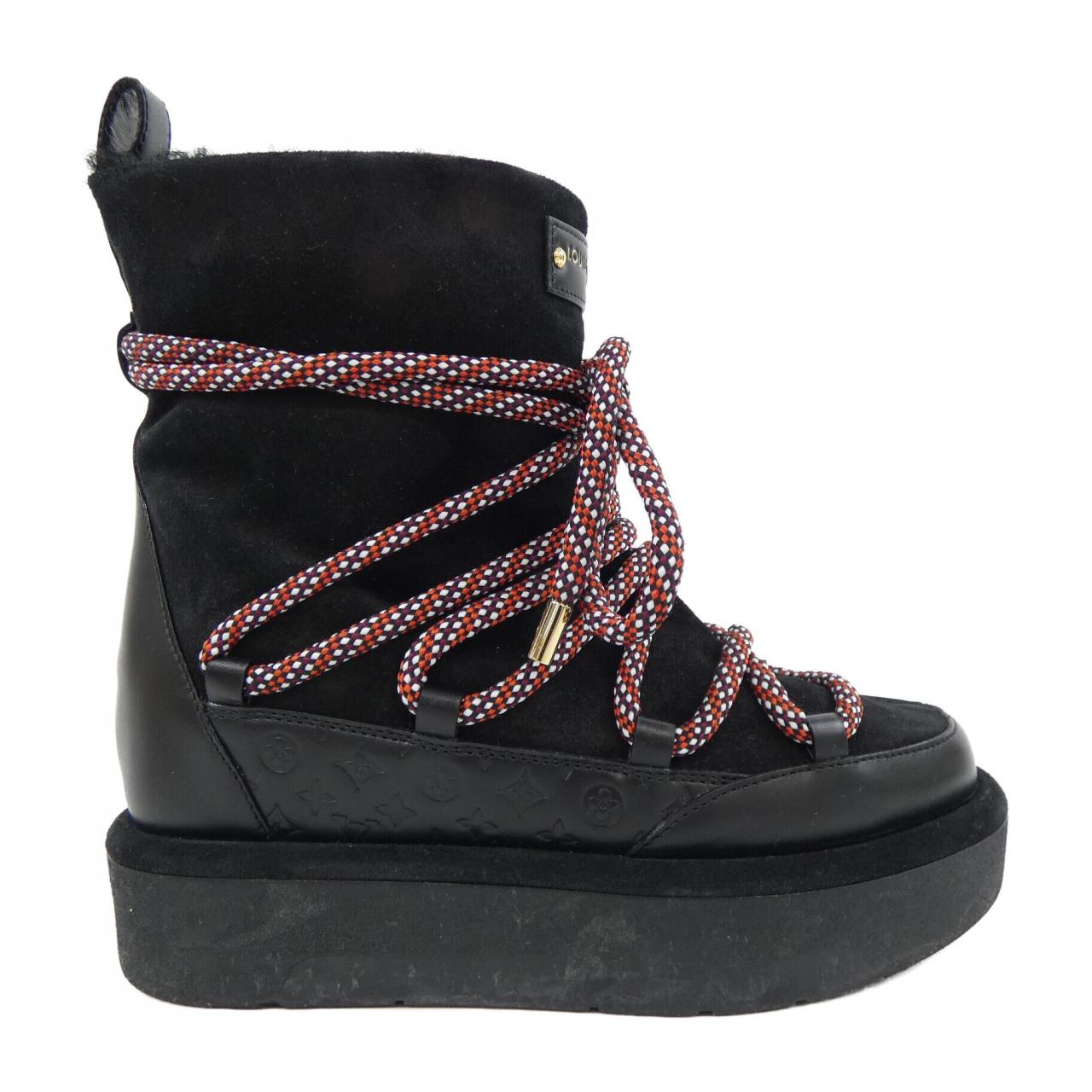 Louis Vuitton SKI PLATFORM ANKLE BOOT Shearling Boots