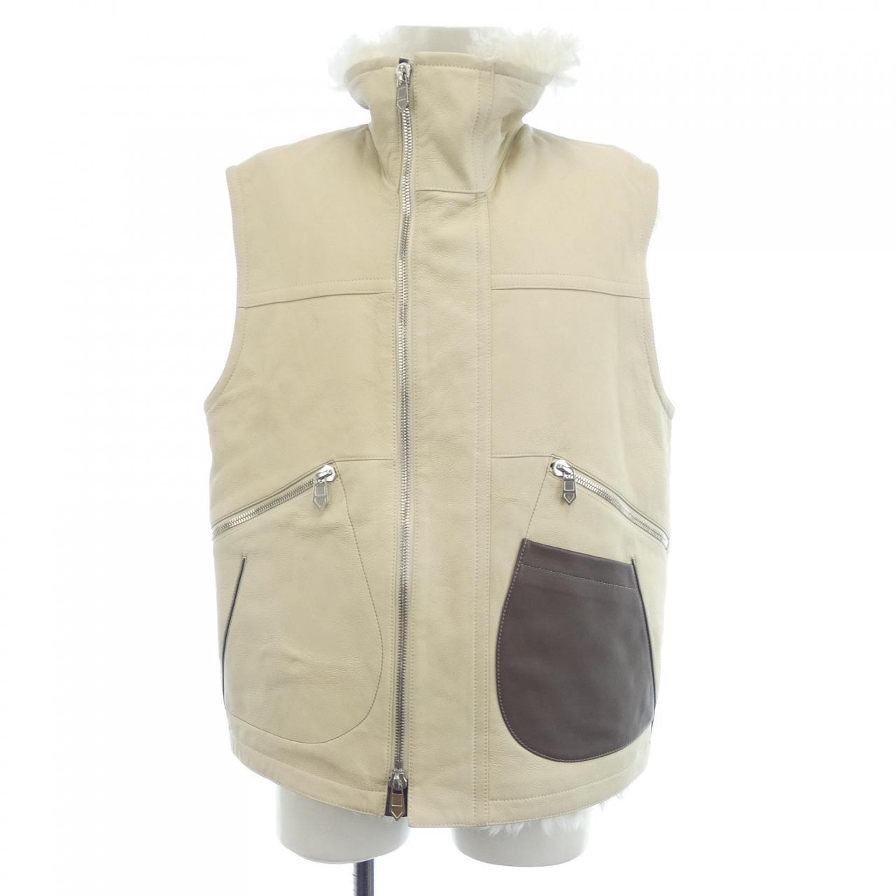 Hermes Shearling Vest