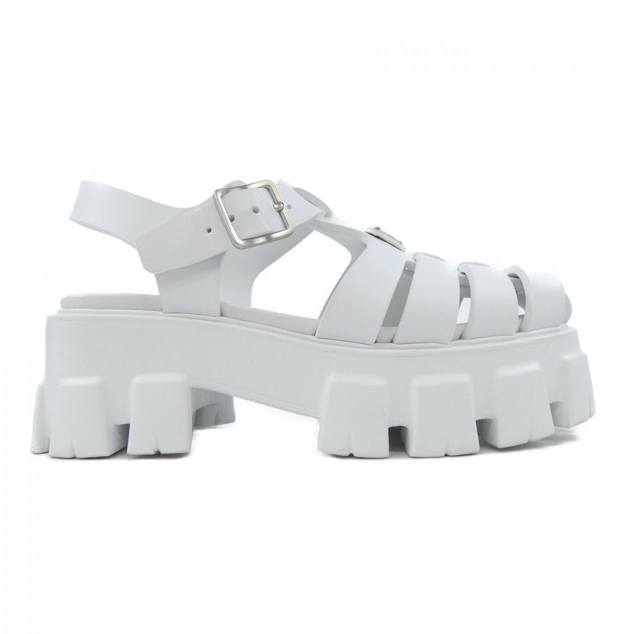 Prada Monolith Rubber Sandals