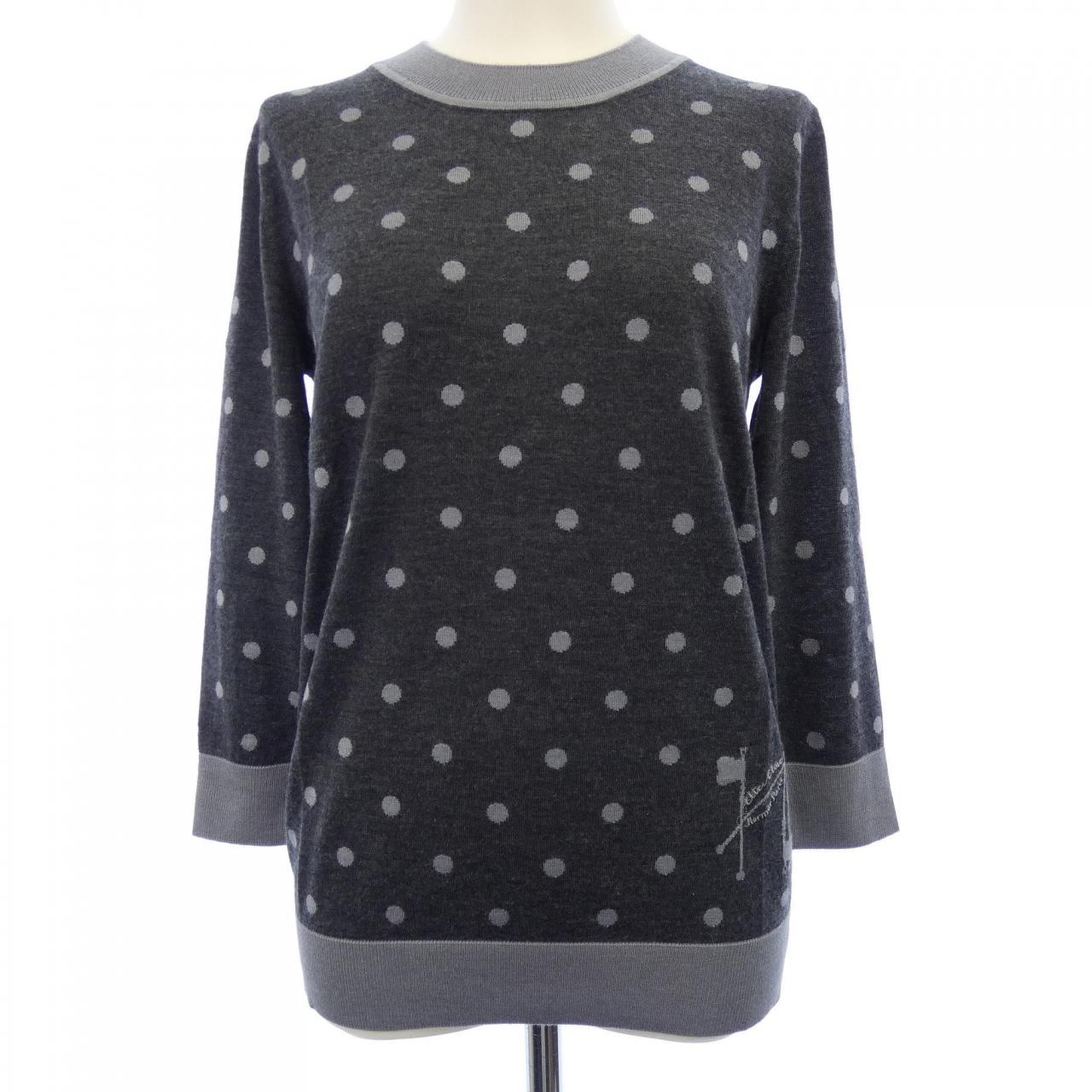 Hermes CLIC CLAC silk cashmere knit