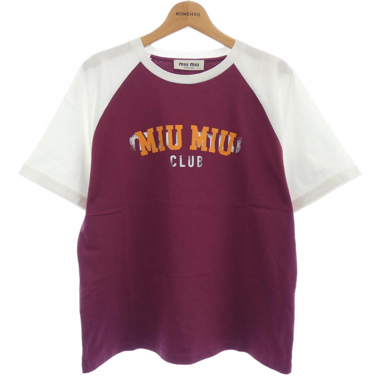 Miu Miu Cotton T Shirt