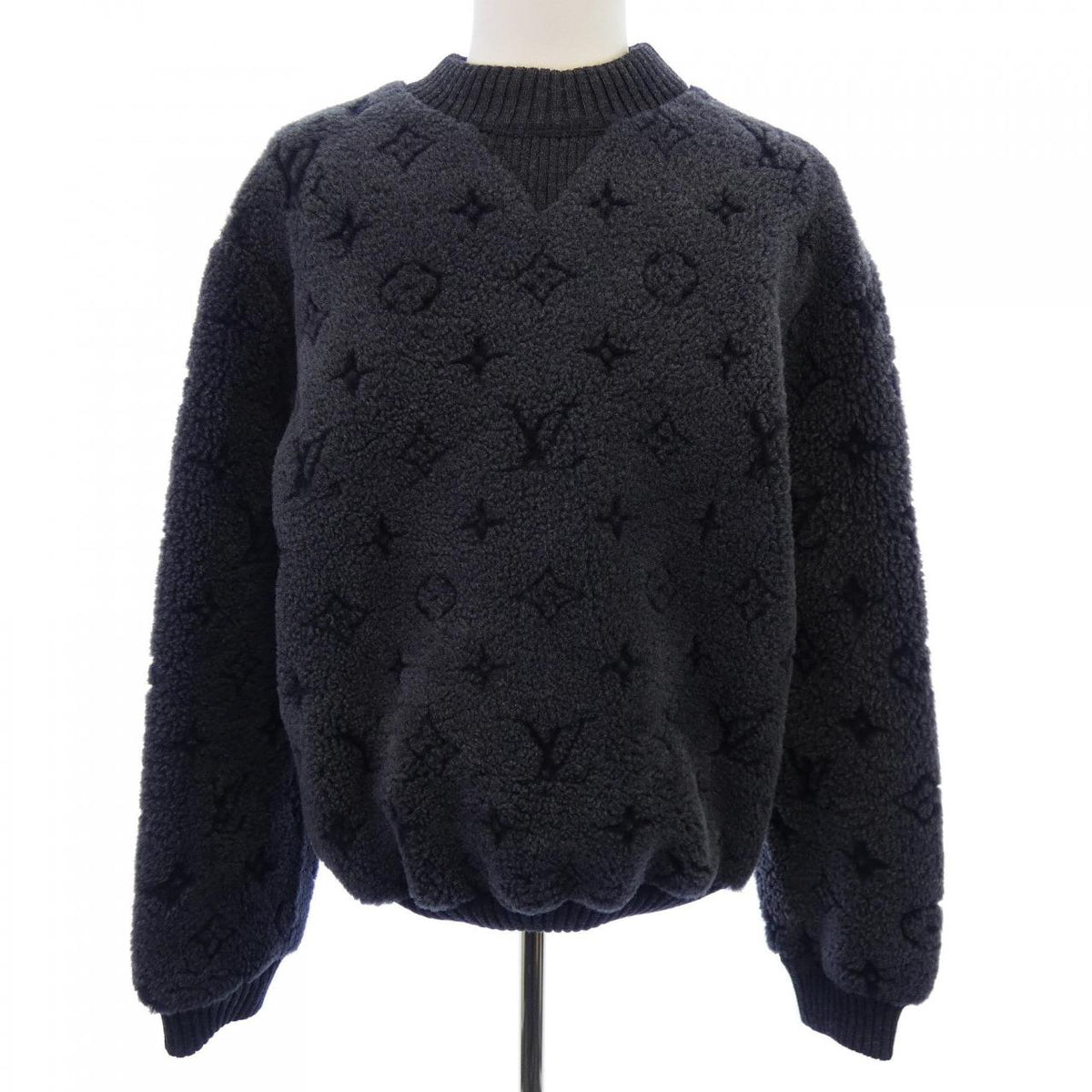 Louis Vuitton Monogram Shearling Sweatshirt