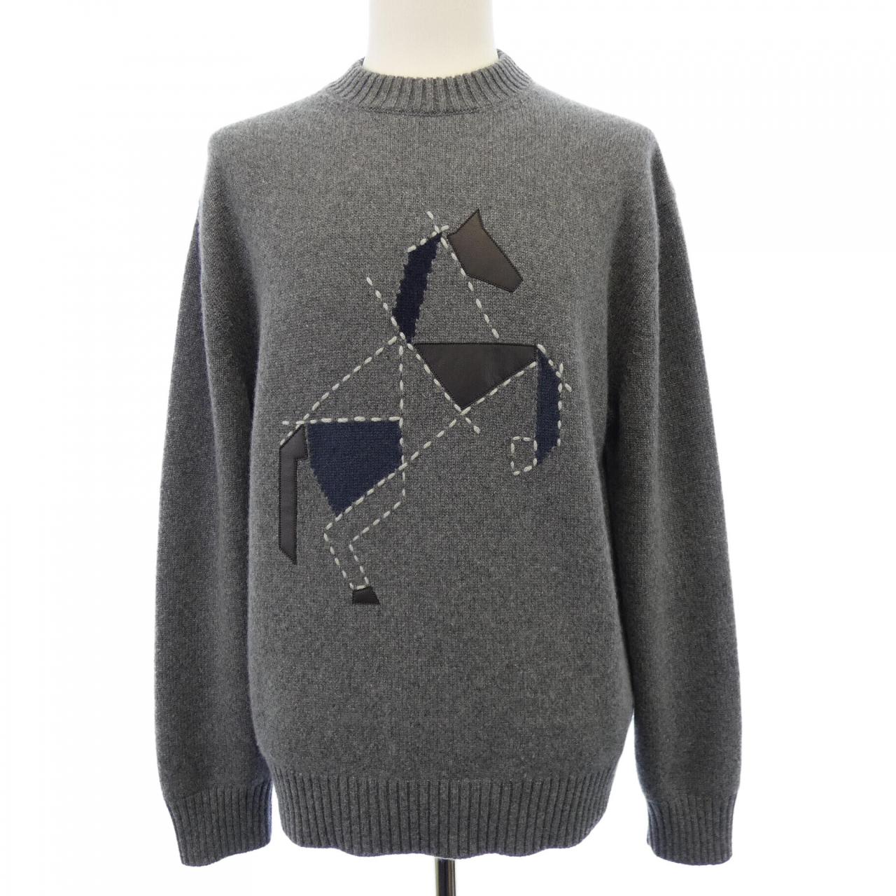 Hermes Cheval Tangram Cashmere Knitwear
