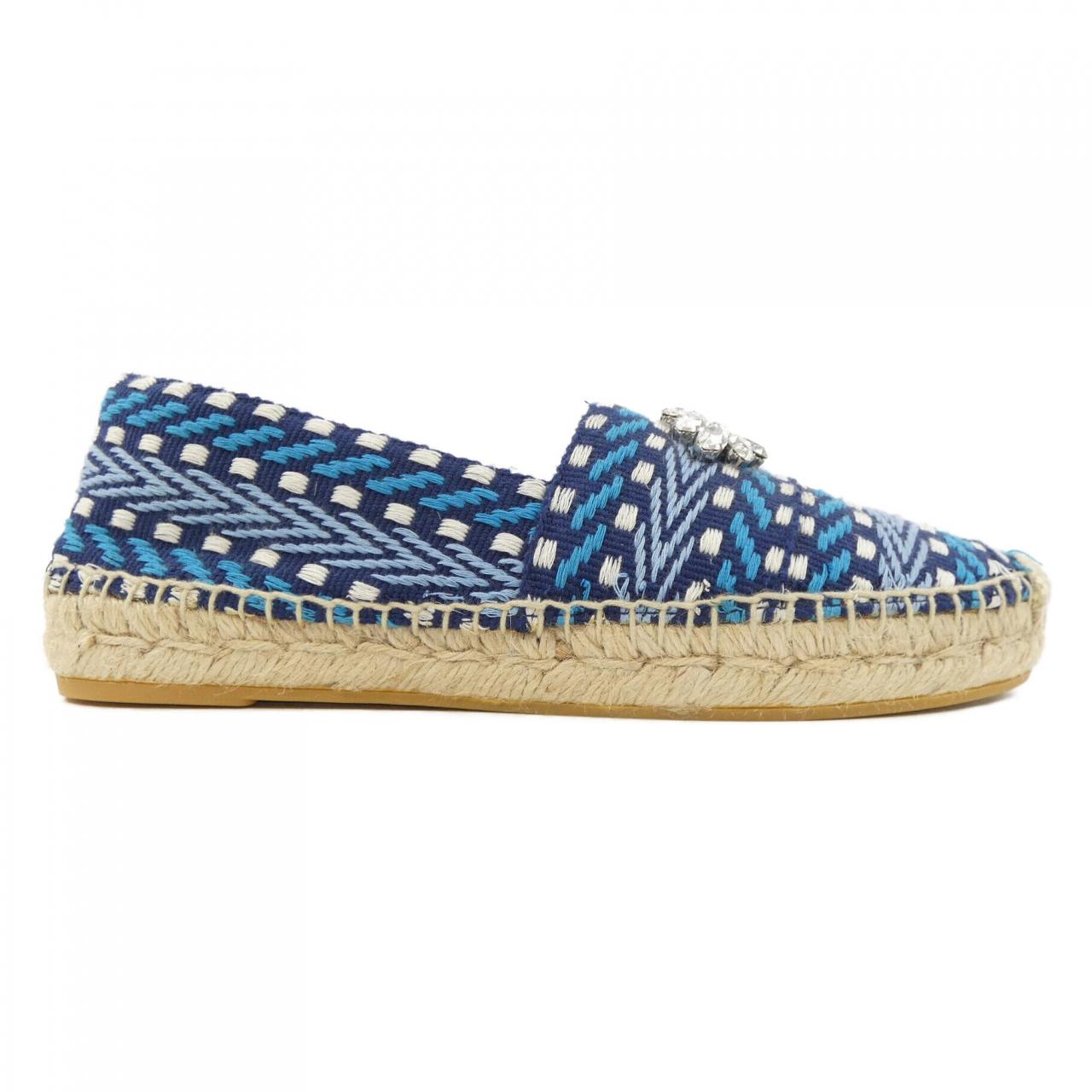 Miu Miu Fabric Platform Sandals