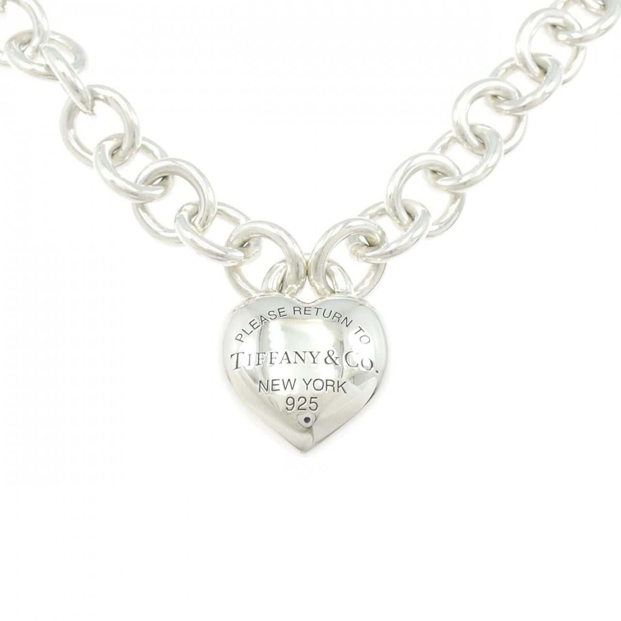 Tiffany Full Heart Toggle 925 Silver Necklace
