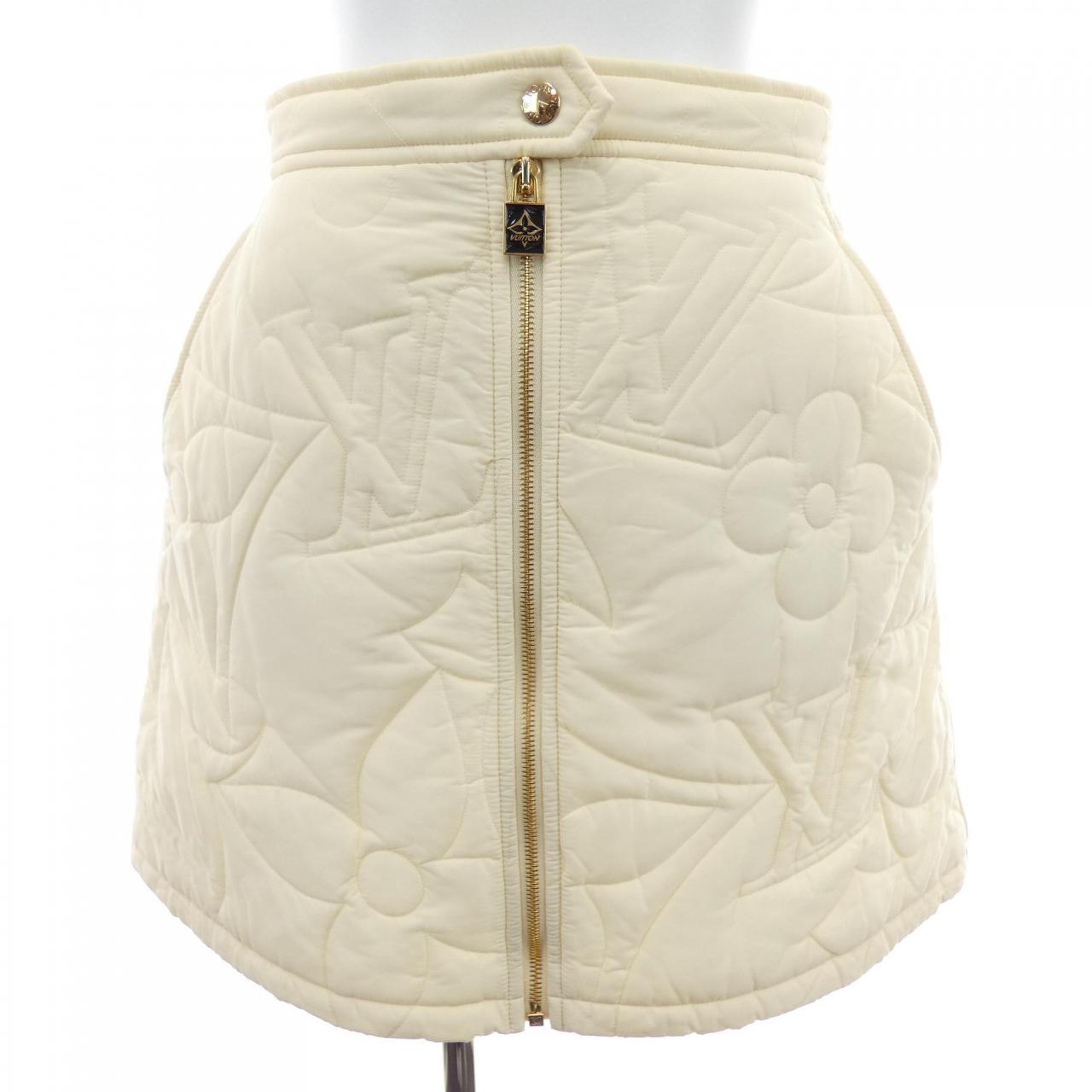 Louis Vuitton Quilted Monogram Skirt