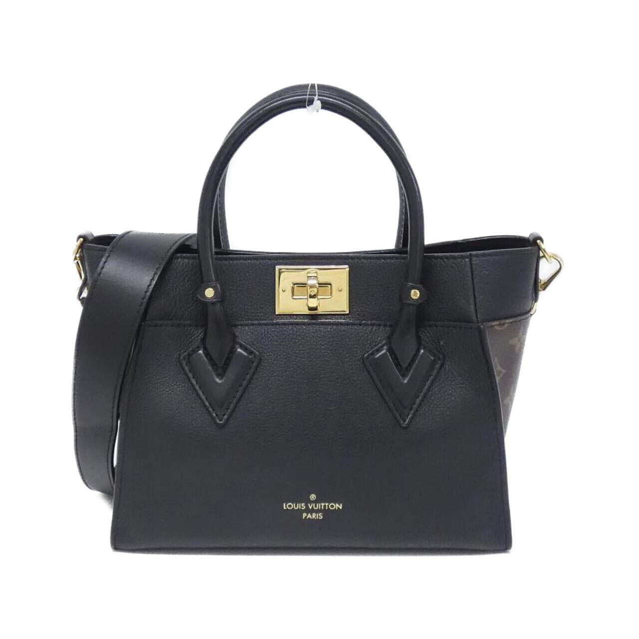 Louis Vuitton On My Side Calf Coated Canvas Bag