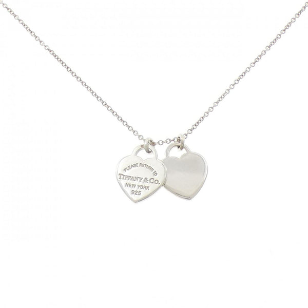 Tiffany & Co. Return to Tiffany Double Note Mini 925 Silver Necklace